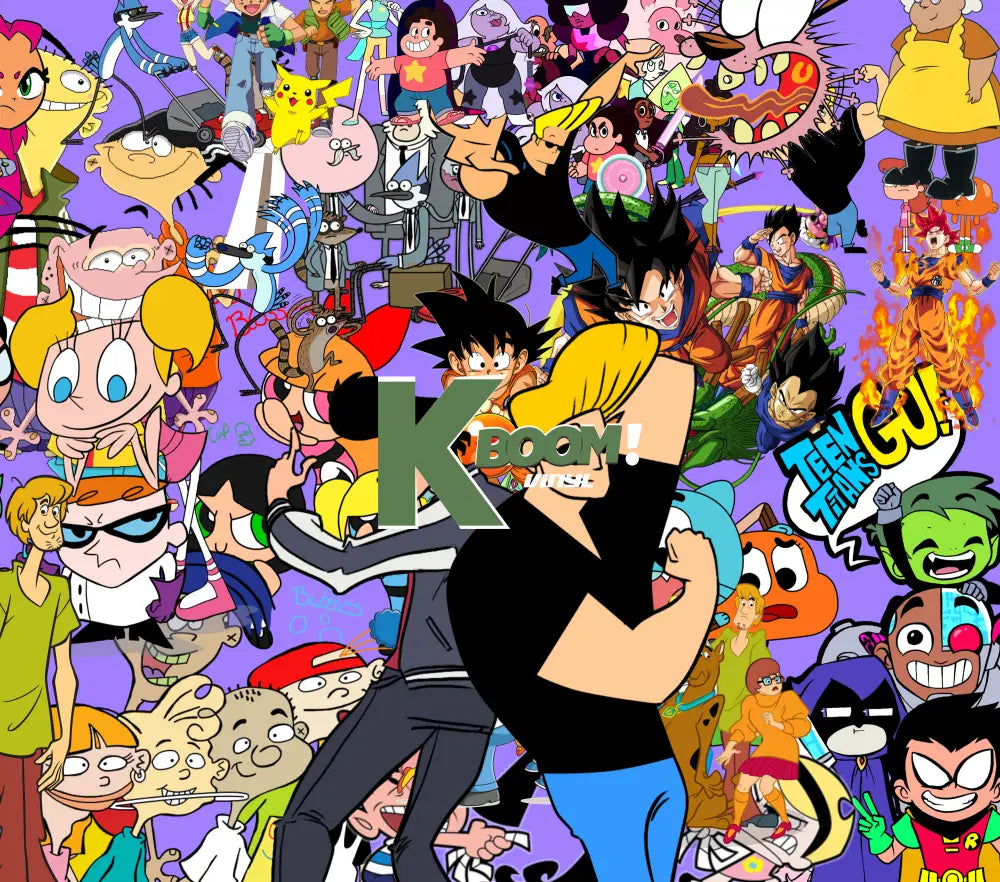 20 Oz Skinny Tumblers 90s cartoon design 2 21 image to choice from 10