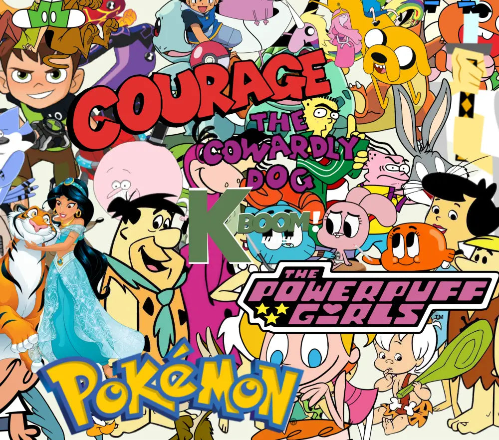 20 Oz Skinny Tumblers 90s cartoon design 2 21 image to choice from 14