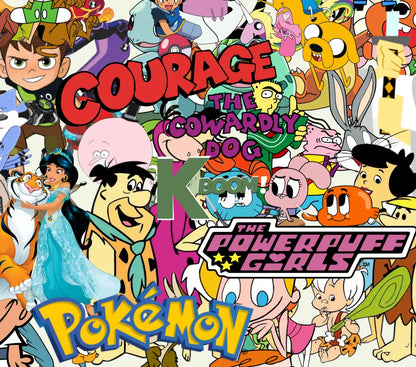 20 Oz Skinny Tumblers 90s cartoon design 2 21 image to choice from 14