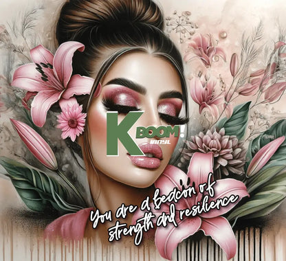 20 Oz Skinny Tumblers Affirmation Girl design 20 image to choice from 11