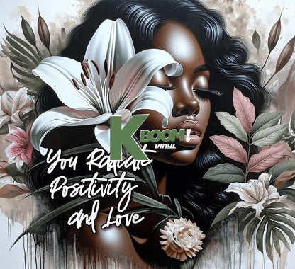 20 Oz Skinny Tumblers Affirmation Girl design 20 image to choice from 12