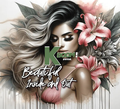 20 Oz Skinny Tumblers Affirmation Girl design 20 image to choice from 16