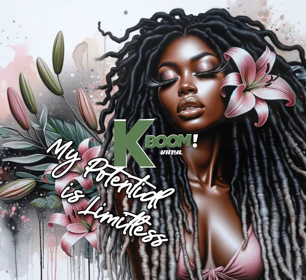 20 Oz Skinny Tumblers Affirmation Girl design 20 image to choice from 17