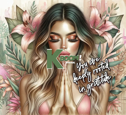 20 Oz Skinny Tumblers Affirmation Girl design 20 image to choice from 5