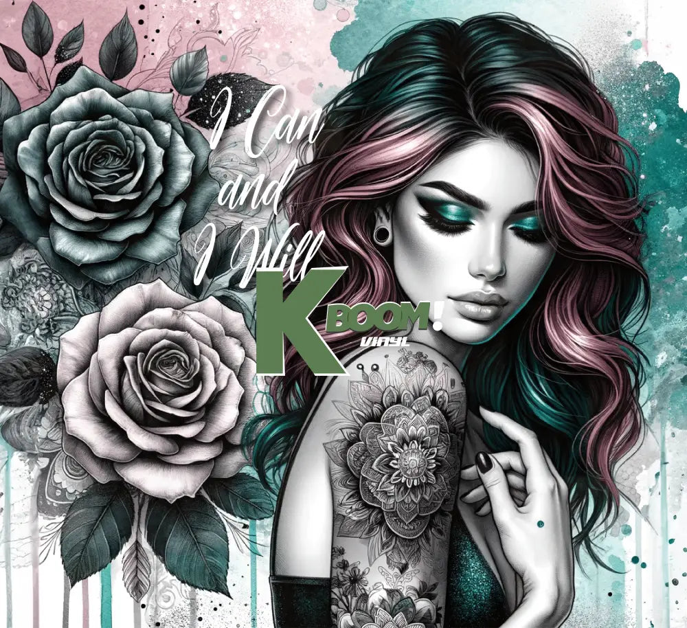 20 Oz Skinny Tumblers Affirmations design 20 image to choice from 1