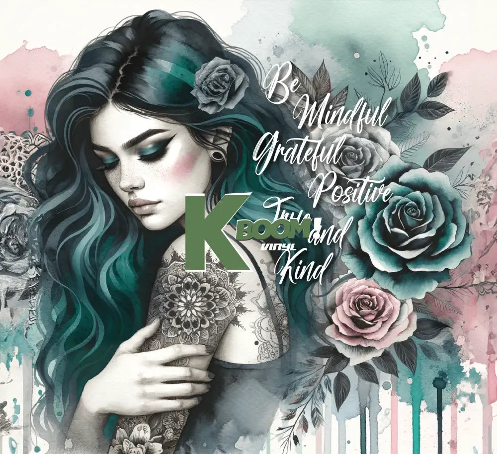 20 Oz Skinny Tumblers Affirmations design 20 image to choice from 3