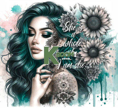 20 Oz Skinny Tumblers Affirmations design 20 image to choice from 5