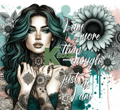 20 Oz Skinny Tumblers Affirmations design 20 image to choice from 20