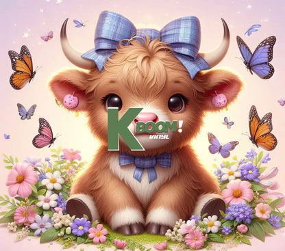 20 Oz Skinny Tumblers Baby Highland Cow design 13 image to choice from 13