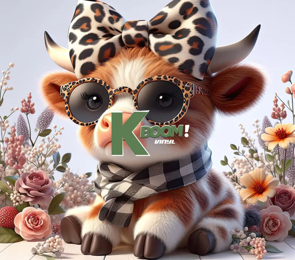 20 Oz Skinny Tumblers Baby Highland Cow design 13 image to choice from 9