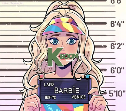 20 Oz Skinny Tumblers Barbie design 1 30 image to choice from 12