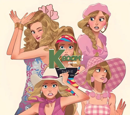 20 Oz Skinny Tumblers Barbie design 1 30 image to choice from 14