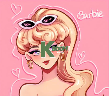 20 Oz Skinny Tumblers Barbie design 1 30 image to choice from 16