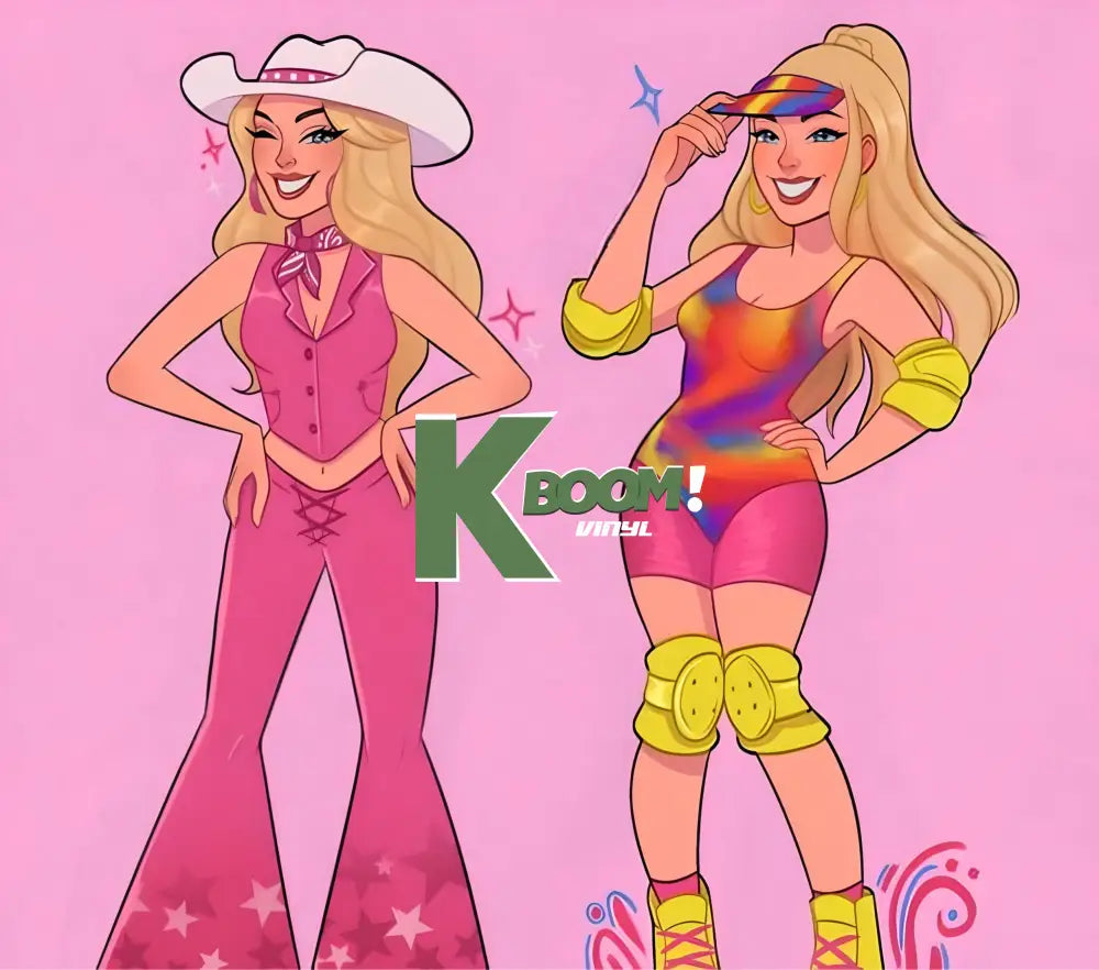 20 Oz Skinny Tumblers Barbie design 1 30 image to choice from 22