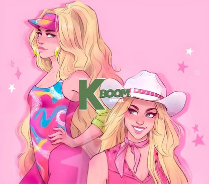 20 Oz Skinny Tumblers Barbie design 1 30 image to choice from 24