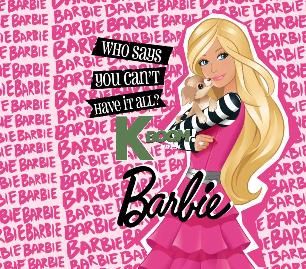 20 Oz Skinny Tumblers Barbie design 2 30 image to choice from 21