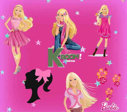 20 Oz Skinny Tumblers Barbie design 2 30 image to choice from 22