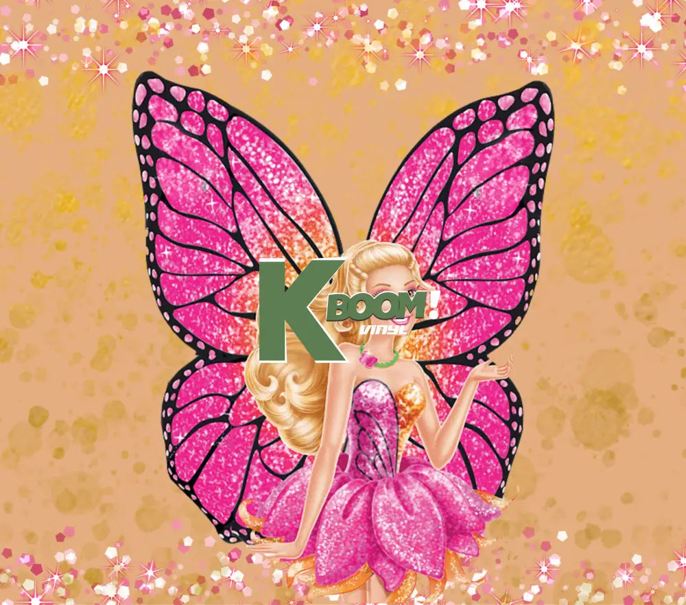 20 Oz Skinny Tumblers Barbie design 2 30 image to choice from 5