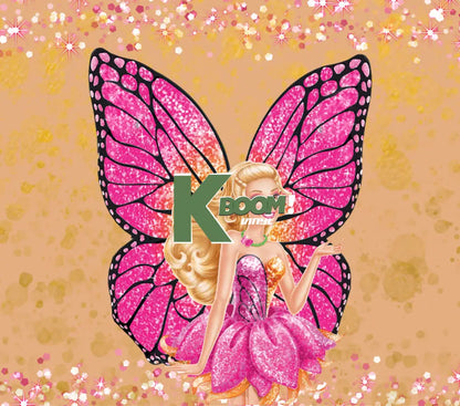 20 Oz Skinny Tumblers Barbie design 2 30 image to choice from 5