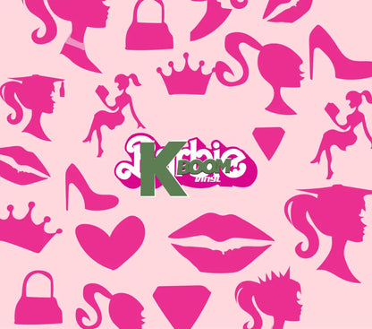 20 Oz Skinny Tumblers Barbie design 2 30 image to choice from 20