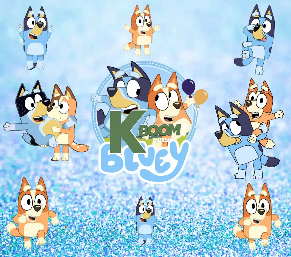 20 Oz Skinny Tumblers Bluey designs 26 image to choice from 12