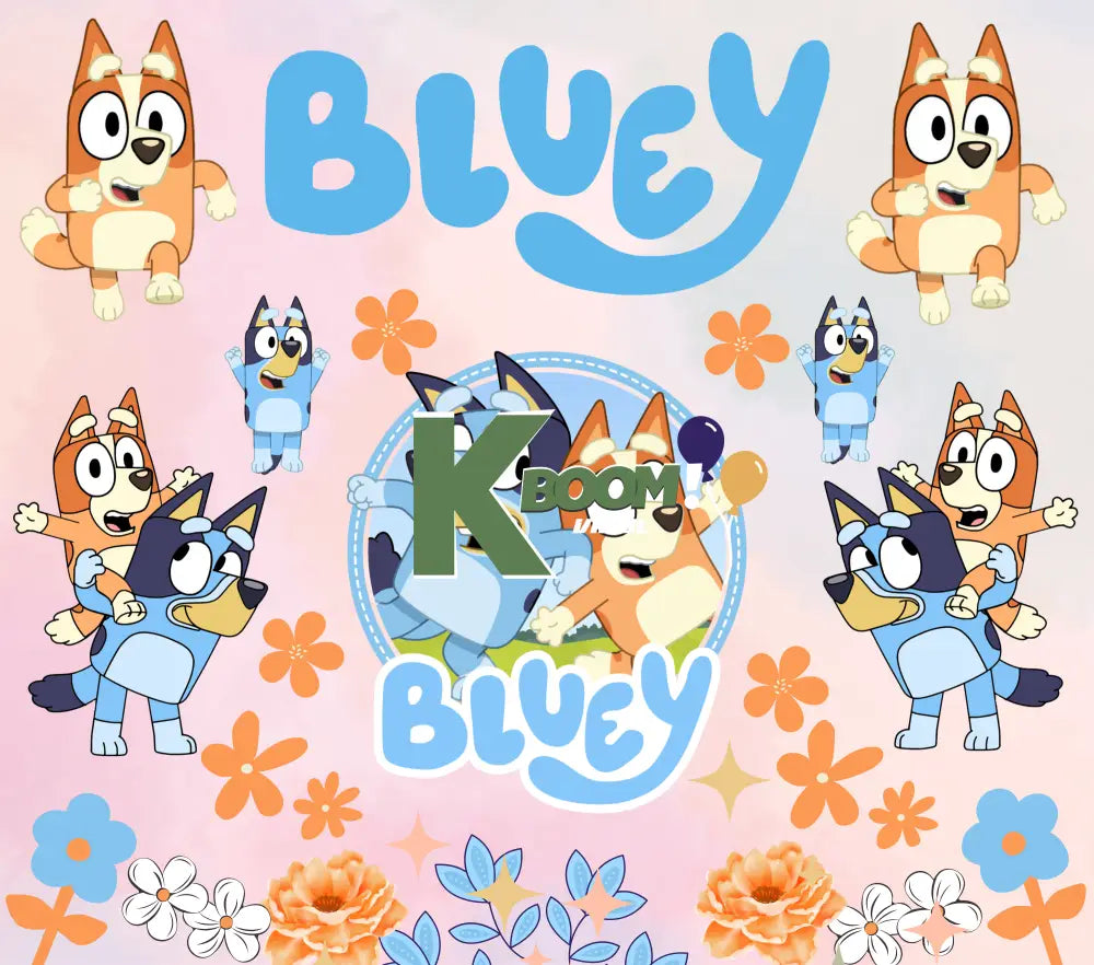 20 Oz Skinny Tumblers Bluey designs 26 image to choice from 5