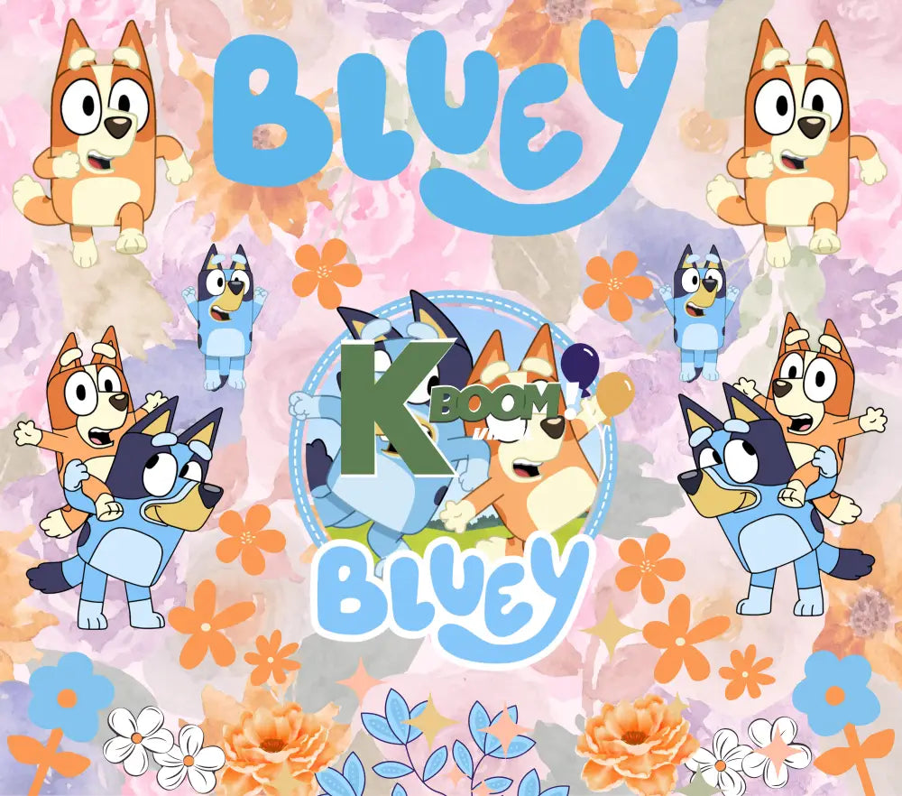 20 Oz Skinny Tumblers Bluey designs 26 image to choice from 7