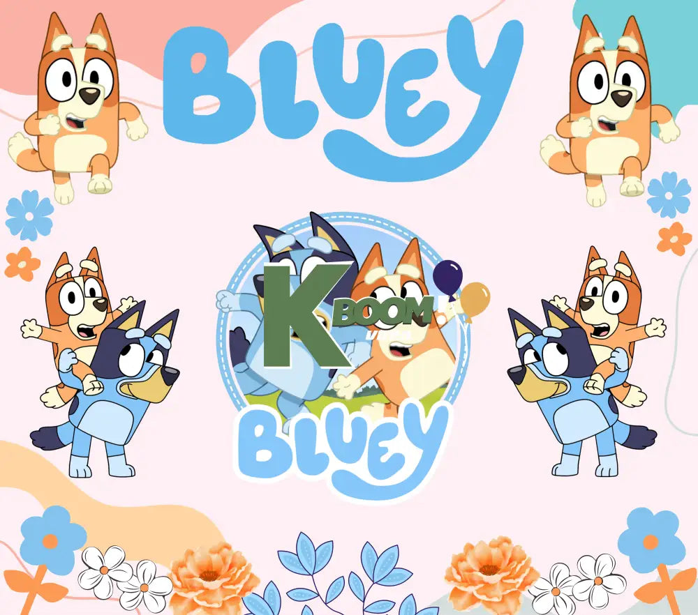 20 Oz Skinny Tumblers Bluey designs 26 image to choice from 8