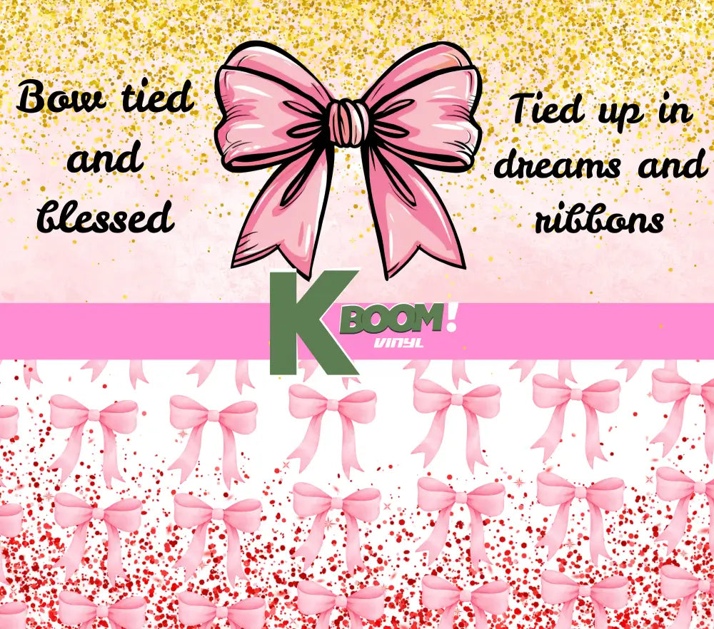 20 Oz Skinny Tumblers bows 1 design 18 images to choice from 10