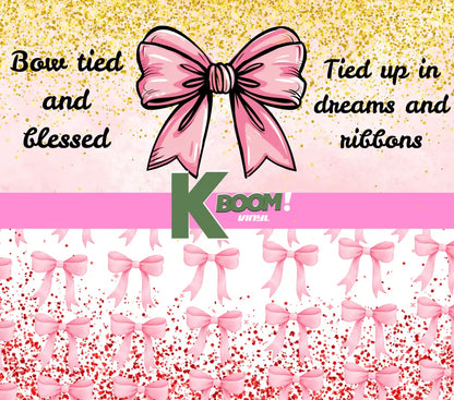 20 Oz Skinny Tumblers bows 1 design 18 images to choice from 10