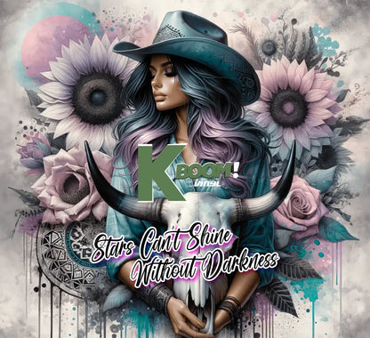 20 Oz Skinny Tumblers Cowgirl design 20 image to choice from 10