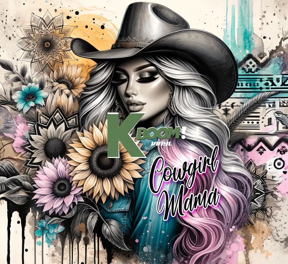 20 Oz Skinny Tumblers Cowgirl design 20 image to choice from 12