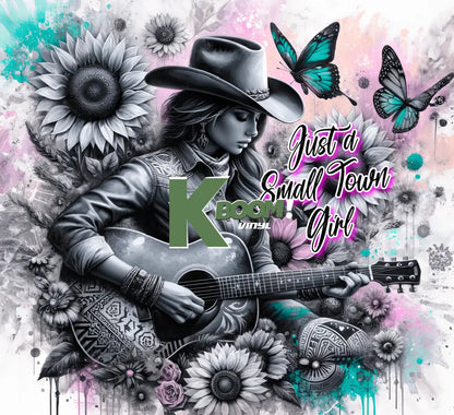 20 Oz Skinny Tumblers Cowgirl design 20 image to choice from