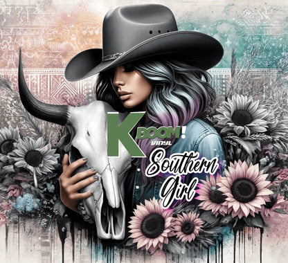 20 Oz Skinny Tumblers Cowgirl design 20 image to choice from 4