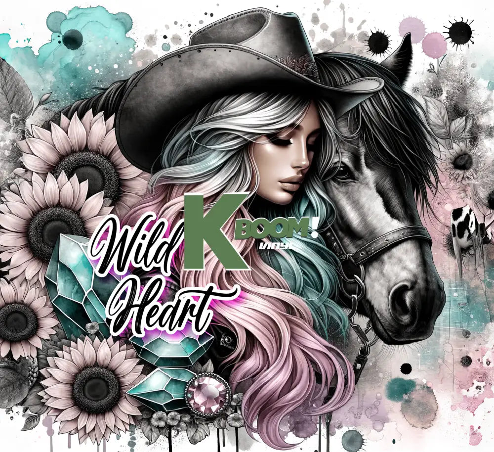 20 Oz Skinny Tumblers Cowgirl design 20 image to choice from 7