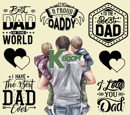 20 Oz Skinny Tumblers Father Day 2 design 55 images to choice from 33