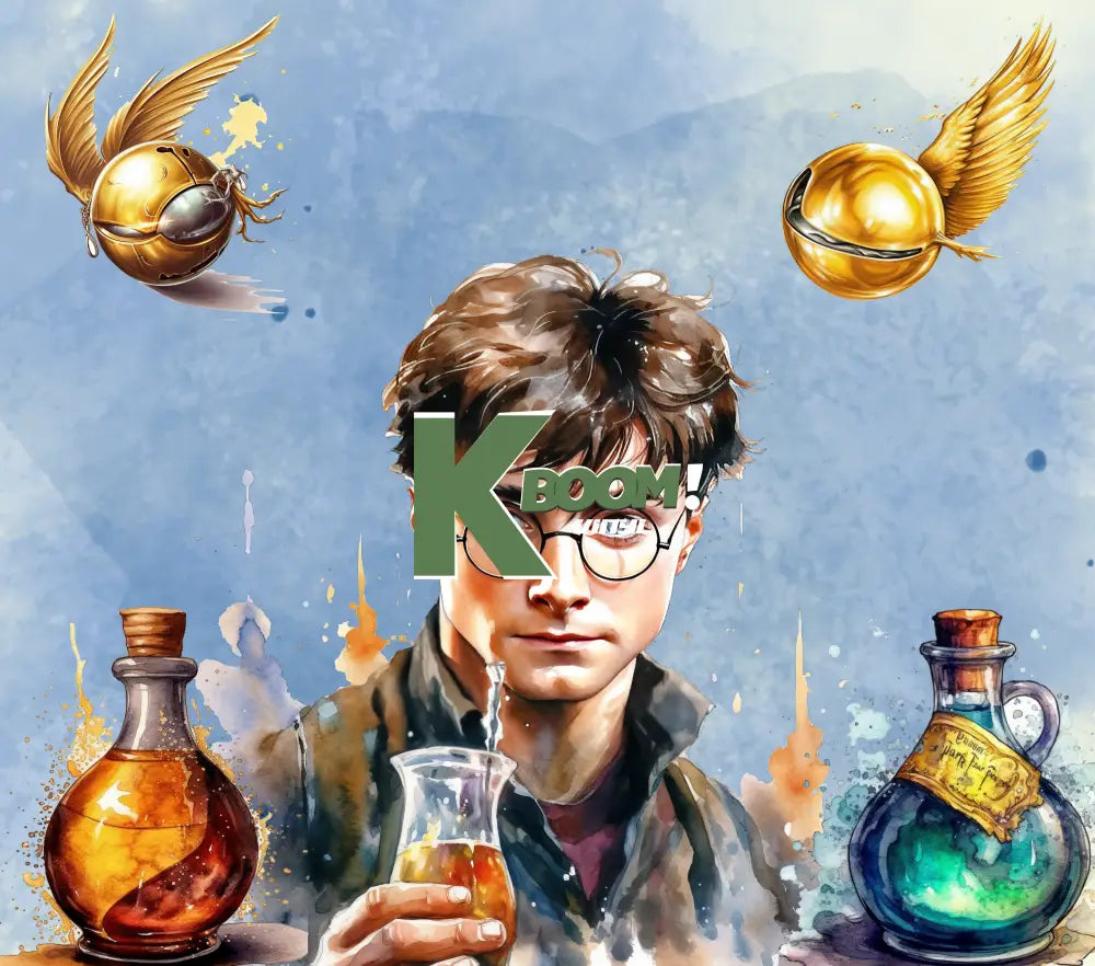 20 Oz Skinny Tumblers Harry Potter design 1 30 image to choice from 14