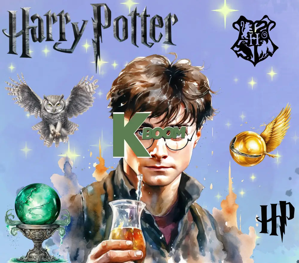 20 Oz Skinny Tumblers Harry Potter design 1 30 image to choice from 18