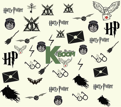 20 Oz Skinny Tumblers Harry Potter design 1 30 image to choice from 21