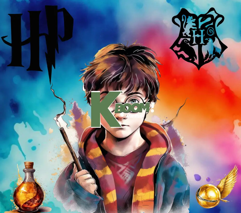 20 Oz Skinny Tumblers Harry Potter design 1 30 image to choice from 9