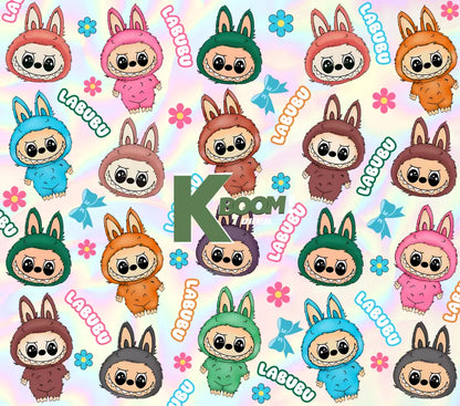 20 Oz Skinny Tumblers Labubu design 10 images to choice from