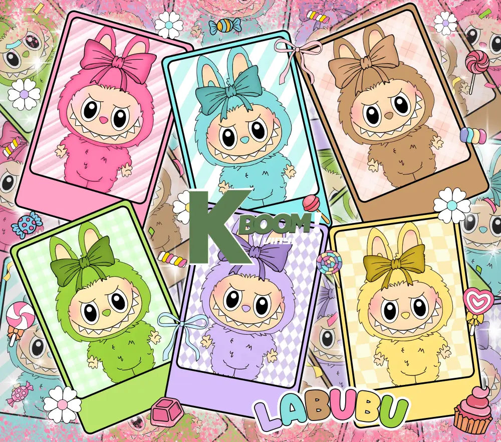 20 Oz Skinny Tumblers Labubu design 10 images to choice from