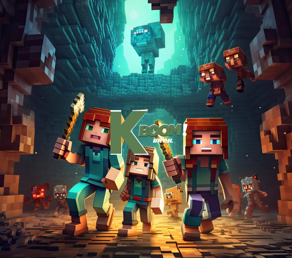 20 Oz Skinny Tumblers Minecraft design 13 image to choice from 6