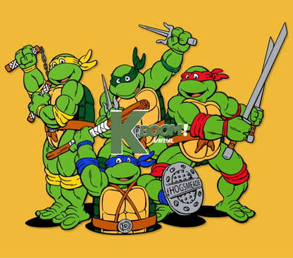 20 Oz Skinny Tumblers Ninja Turtle design 2 21 image to choice from 10