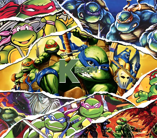 20 Oz Skinny Tumblers Ninja Turtle design 2 21 image to choice from 21