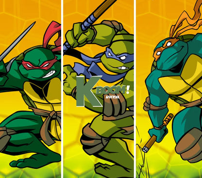 20 Oz Skinny Tumblers Ninja Turtle design 2 21 image to choice from 3