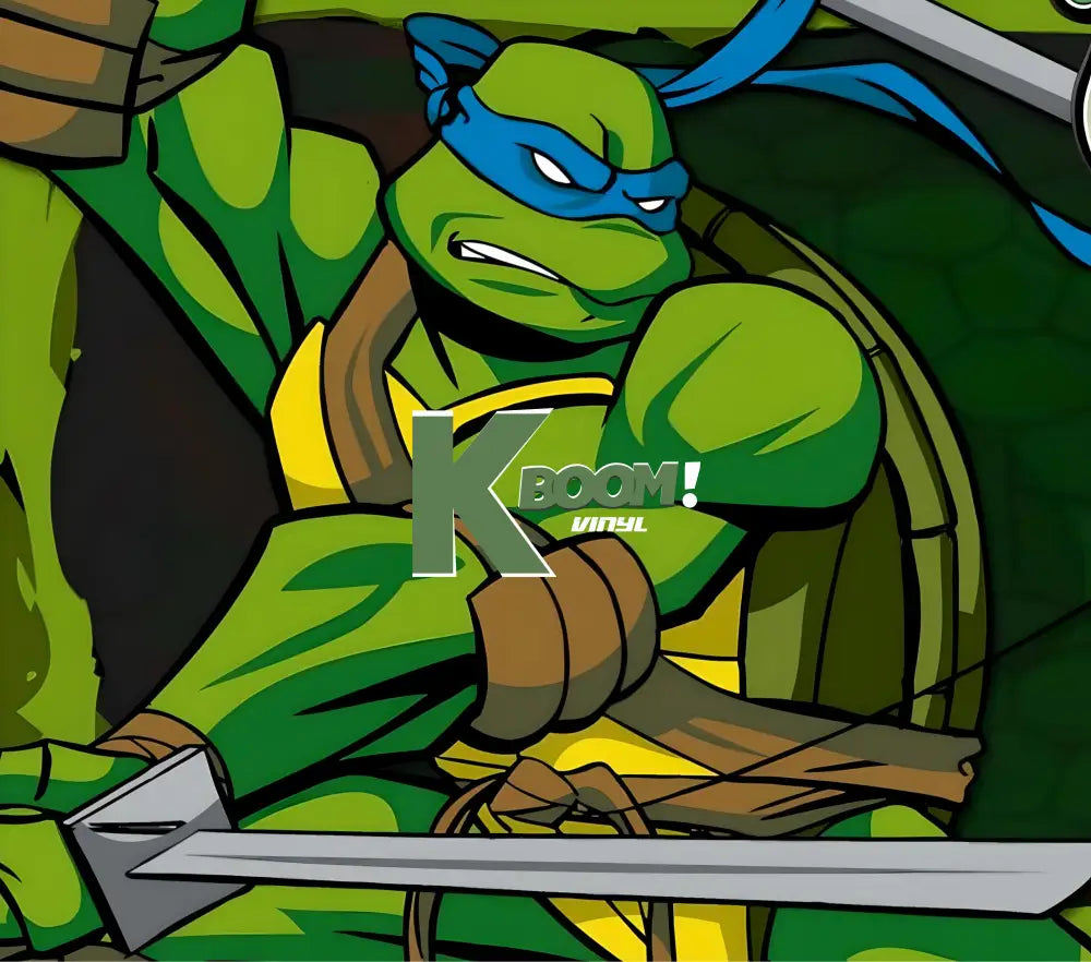 20 Oz Skinny Tumblers Ninja Turtle design 2 21 image to choice from 5