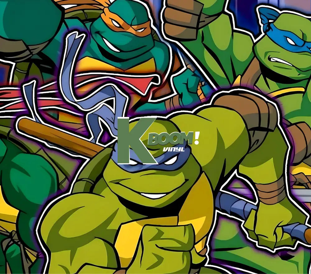 20 Oz Skinny Tumblers Ninja Turtle design 2 21 image to choice from 7