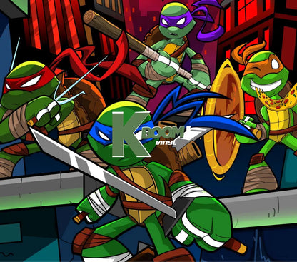 20 Oz Skinny Tumblers Ninja Turtle design 2 21 image to choice from 20