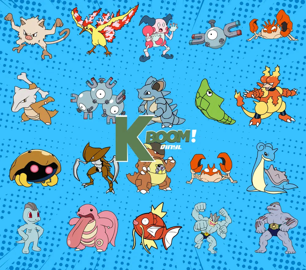 20 Oz Skinny Tumblers Pokémon design 1 30 image to choice from 16